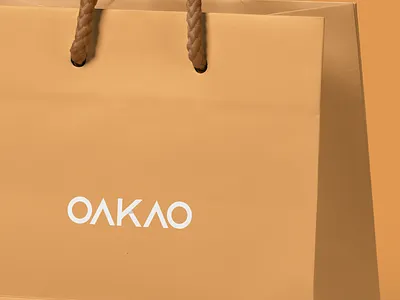 OAKAO Logo Design art brand identity branding corporate branding design dribbble fashion fashion brand graphic design icon illustration logo logo design space typography ux vector web