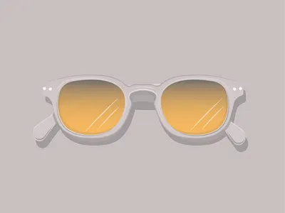Silver Sunglasses adobe illustrator adobe illustrator cc design glasses graphic design illustration orange shades silver summer sun sunglasses vector