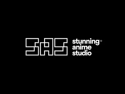 Stunning Anime Studio brand identity design branding design icon logo minimal typography
