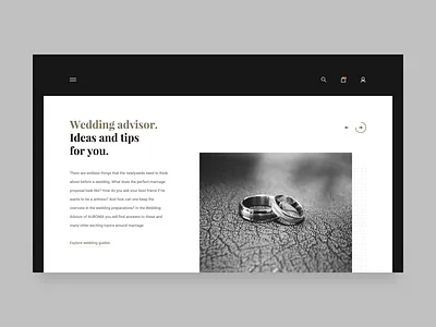 Argented rings brandnew clean ecommerce landing simple ui web webdesign webpage website
