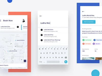 Homa properties - Brokerage Platform Design 2019 trend design android ios hybrid app application colorful creative dashboard design fluid illustration minimal ui ux