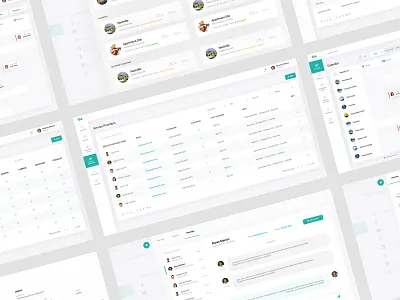 Worker's Management clean creative flat minimal minimalist typography ui ux white
