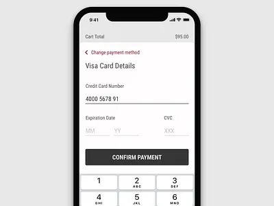 Credit Card Checkout checkout credit card checkout dailyui dailyui 002