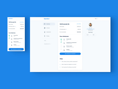 Closing Dash Redesign Launched dashboard pizza tracker real estate