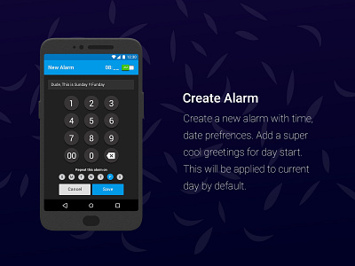 Simple Alarm Clock application alarm alarm clock android app app design app ui application dograsweblog