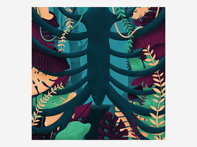 Cave adobe design dribbble dribbblers flat grainy illustration illustrations illustrator photoshop shade shadows shots vector