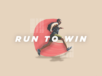 Sermon Series Graphic - Run To Win branding church church design church event design run sermon sermon art sermon graphic sermon series sermon title slide win