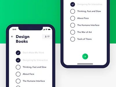Weekly UI #1 — ToDo List app books dailyui dailyui 042 ios iphone x task list to do to do list to do list