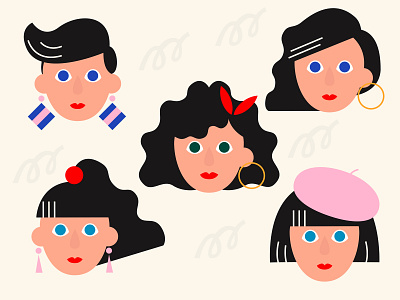 Girls design girl illustration vector