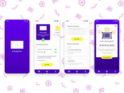 Codapli | App app app design app concept app designer application design crypting app interface design interface designer postal postal service ui ui design ux ux design ux designer