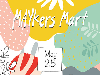Poster MAYkers Mart abstract banner banner design branding flat funky identity illustration ilustracao interaction interaction design layout poster sketch type typography ui uidesign ux vector