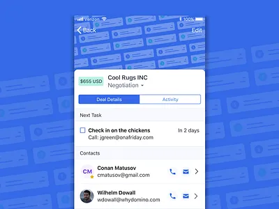 DealsCRM for iOS activecampaign crm hi kuu ios kuuhubbard mobile