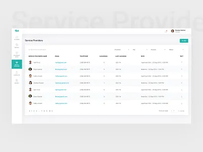 Worker Management01 clean flat minimal minimalist modern ui ux white