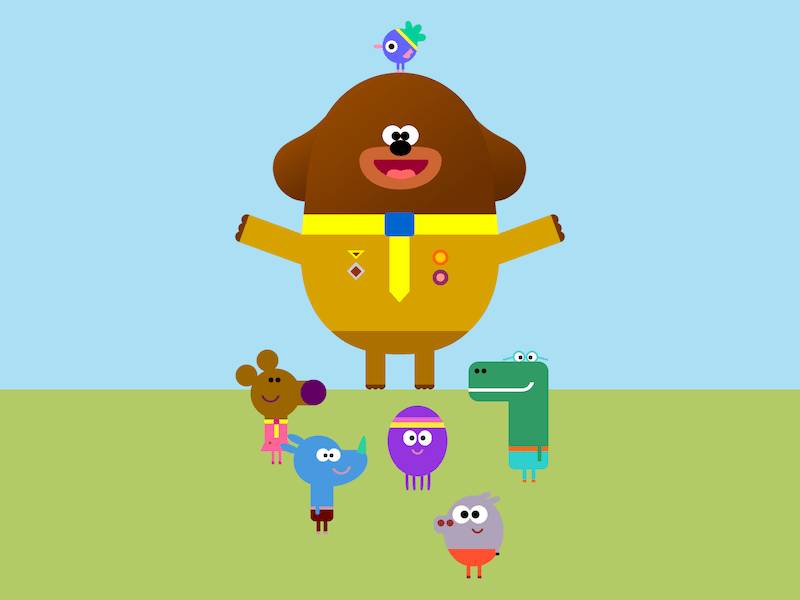 Hey Duggee animation cbeebies design duggee framer framerx illustration interaction prototyping