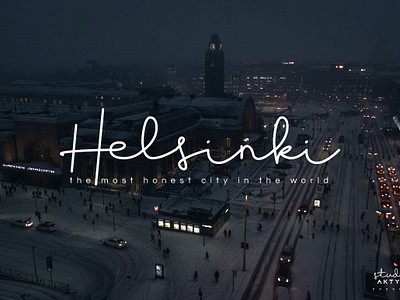 Helsinki - the most honest city in the world amsterdam finland helsinki honest city lettering monoline font myhelsinki oslo poster script font stockholm wallpaper
