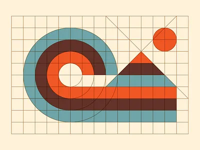 Surf's Up! branding identity design logo logo designer logo grid logo maker logomark logos logotype midcentury modern modernist logo pattern design