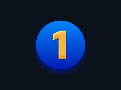 1 Dribbble Invite 3d circle color palette colorscheme dark app dark theme dribbble dribbble debut glow graphic design icon illustration invitation invite number portfolio redesign shapes ui ux design visual design