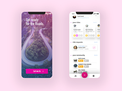 Riding App app design ios iphone kit redesign ui ux x xr xs