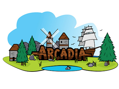 Minecraft Server Logo Illustration gaming illustration logo minecraft
