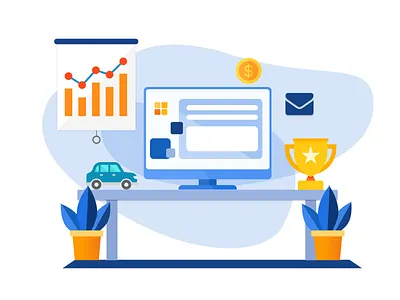 Marketing Dashboard dashboad illustration ui web