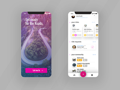Ride starters app design ios iphone iphone x kit redesign ui ux xr xs