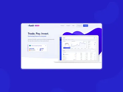 Landing page for a trading webapp dashboard design flat landing page ui webapp website