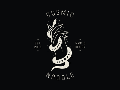 Cosmic Noodle Concept Logo branding concept designer graphic design illustration logo logo design snake snake logo vector visual identity visual design