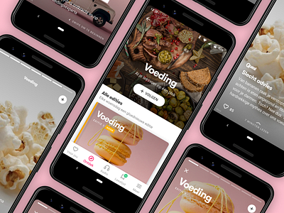 Discover and follow topics android app articles blendle cover journalism material news stories topics ui ui ux