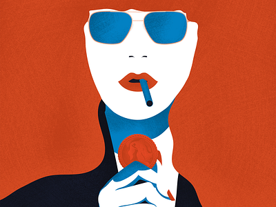 Russian Doll adobe design dribbble dribbblers flat grainy illustration illustrations illustrator netflix photoshop portrait russian doll shadows shots vector