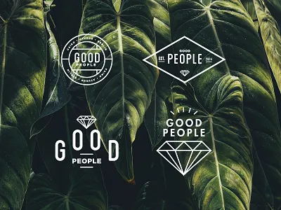 Good People art branding collageart concepts ideas illustration ipadpro2018 layout logo logomark logos nature poster procreate sketch type typography vector