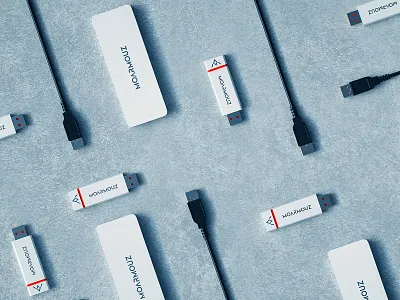 MoArmouz Branding branding cable device electronic identity logo logomark m monogram typography usb