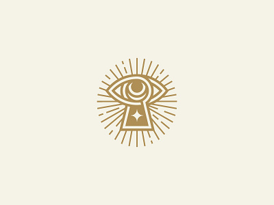 SUBROSA | 2 beauty enigma eye keyhole logo mystery mystic secret star
