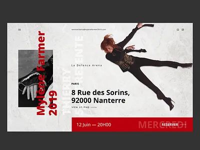 Concert promotional page creative design flat landing landing page light promo page promo site ui ui ux design ux