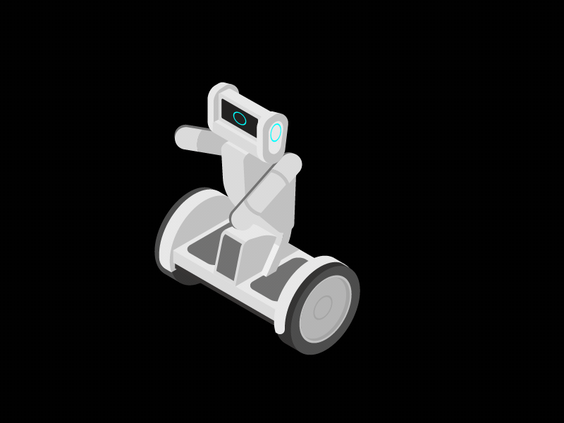 Robot future gif illustration robot technology