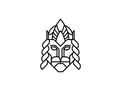 Aragorn design graphic icon king logo mark shapeology shapes vector