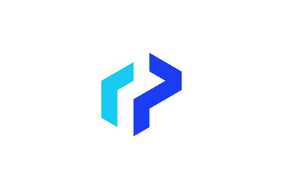 Letter P Code Logo combination logo