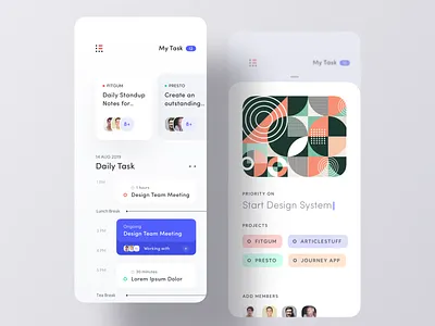 Brand New To Do App UI assign clean ui daily daily task editorial ios app design minimal app concept mobile task task app text field to do app todo todo app todo list