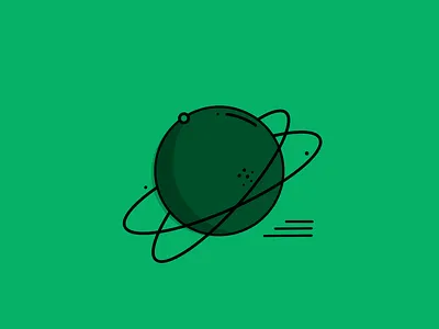 Planet Icon Illustration branding design graphic design graphic artist icon icon artwork icon illustrator illustration procreate vector vector icon
