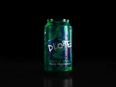 Dlore EnergyDrinks beer beverage can packaging design packaging mockup packaging mockups soft drink