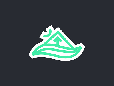 Place Brand Concept brand branding icon identity logo mark mountain place brand river skateboard south carolina tree