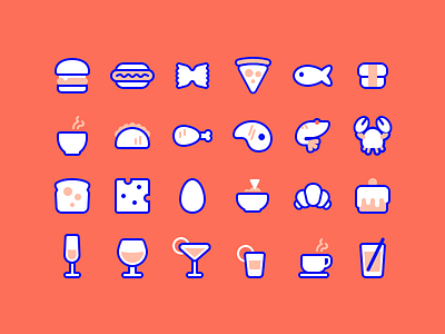 Food icon set food icons set