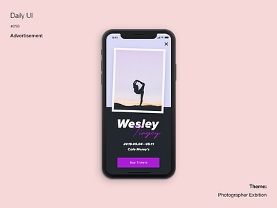 Daily UI #098 Advertisement adobexd dailyui