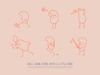 Ball Game Icons animal animals ball game ball games baseball basketball bird bird icon design football hobby icon icons illustration rugby sport sports tennis vector volleyball