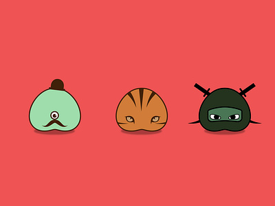 Bubbly family 2d app color design designer game app icon illustration uiuxdesign vector