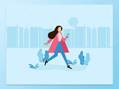 Flat illustration 09. adobe illustrator adobe photoshop colorful graphic design illustration trees vector