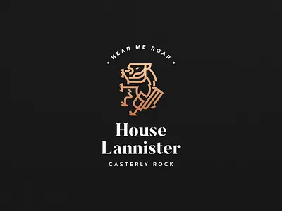 House Lannister - Modern Logotype 2019 trend brand branding design designer graphic graphic designer identity illustration inspiration lima logo logotype perú typography