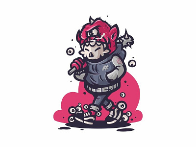 Jack The Giant Slayer character cyclops design flip giant illustration jack kaiju mascot mask monster slayer urban vector