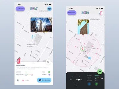 Spotkey animation app clean dashboard design interaction interface ios iphone johnyvino mobile principle ui ux