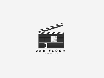 2ndfloor design film film logo flat icon illustration illustrator lettering logo minimal production company production design production house type typography