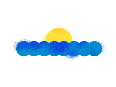 sun cloud sun texture vector